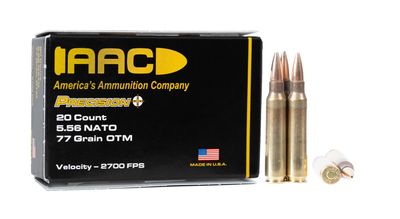 AAC 5.56 NATO Ammo 77 Grain OTM 20rds, AAC556OTM1-20