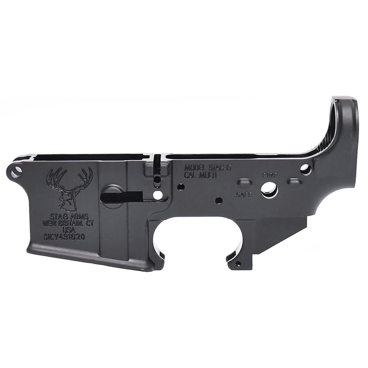Stag 15 Stripped Lower Receiver - Anodized Black, STAG300926