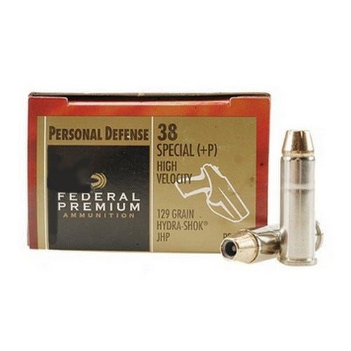 Federal Hydra-Shok .38 SPL P 129GR HP 20Rd, 029465088323, 38HS