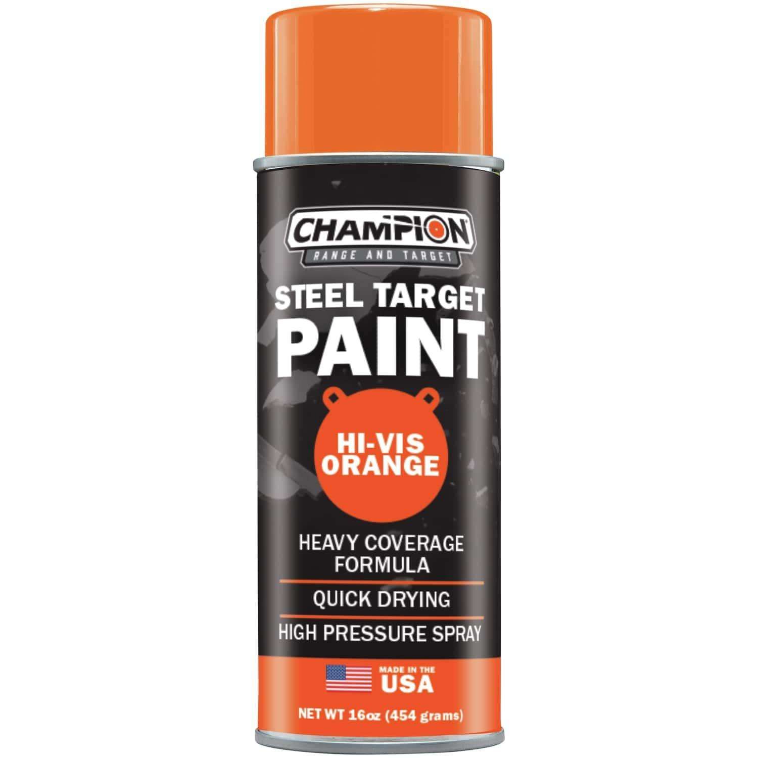 ChampionAR500 Steel Spray Paint 16oz Orange, 076683002006, 44131