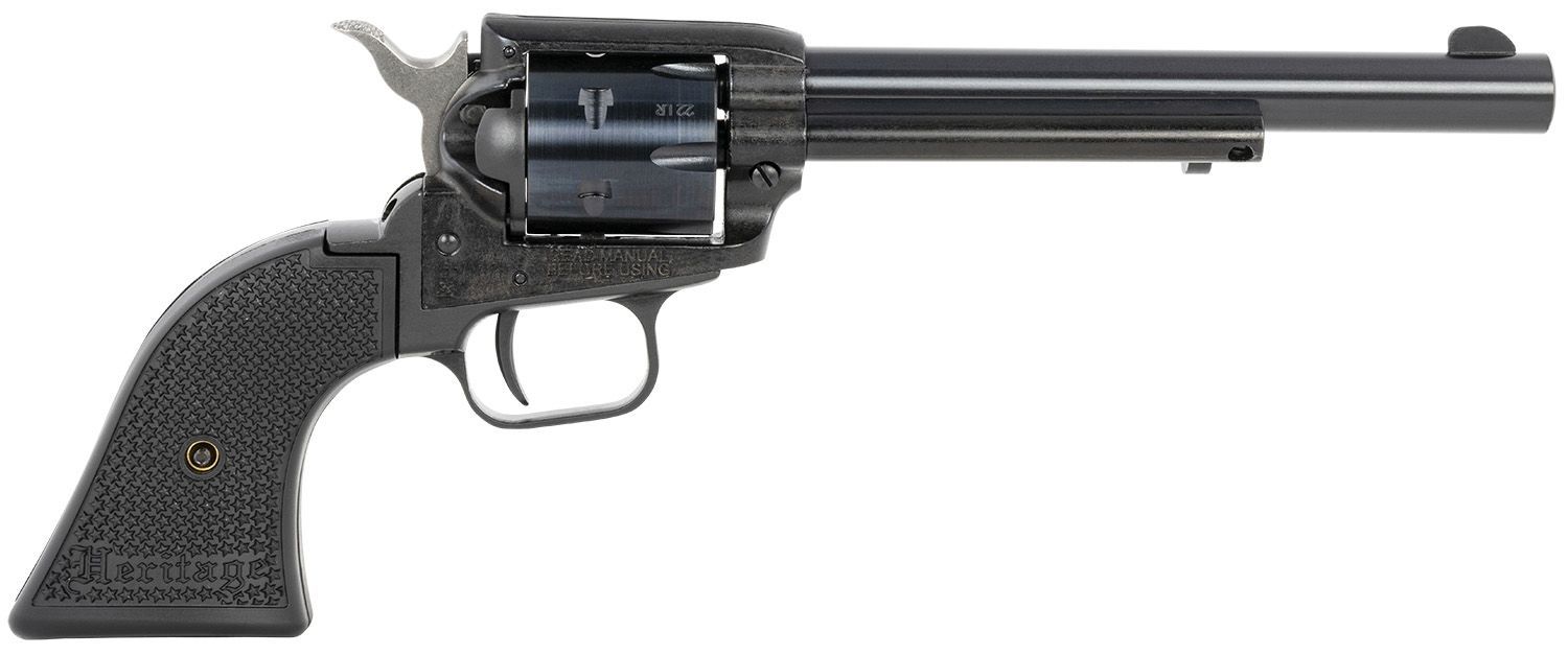 Heritage Firearms Rough Rider .22 LR 6.5&quot; Barrel 6-Rounds Zamak Frame, 727962708385, RR22B6PG