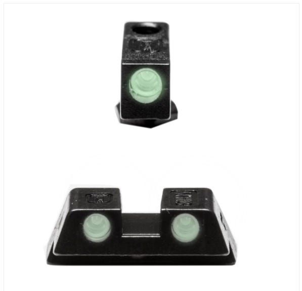 Glock OEM Black Night Sights 6.5mm, 764503019210, 39928