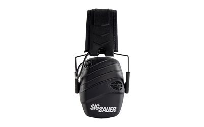AXIL, SIG TRACKR Electronic, Earmuff, Black, 2 AAA Batteries Included, 860003073179, TRACKR-BS