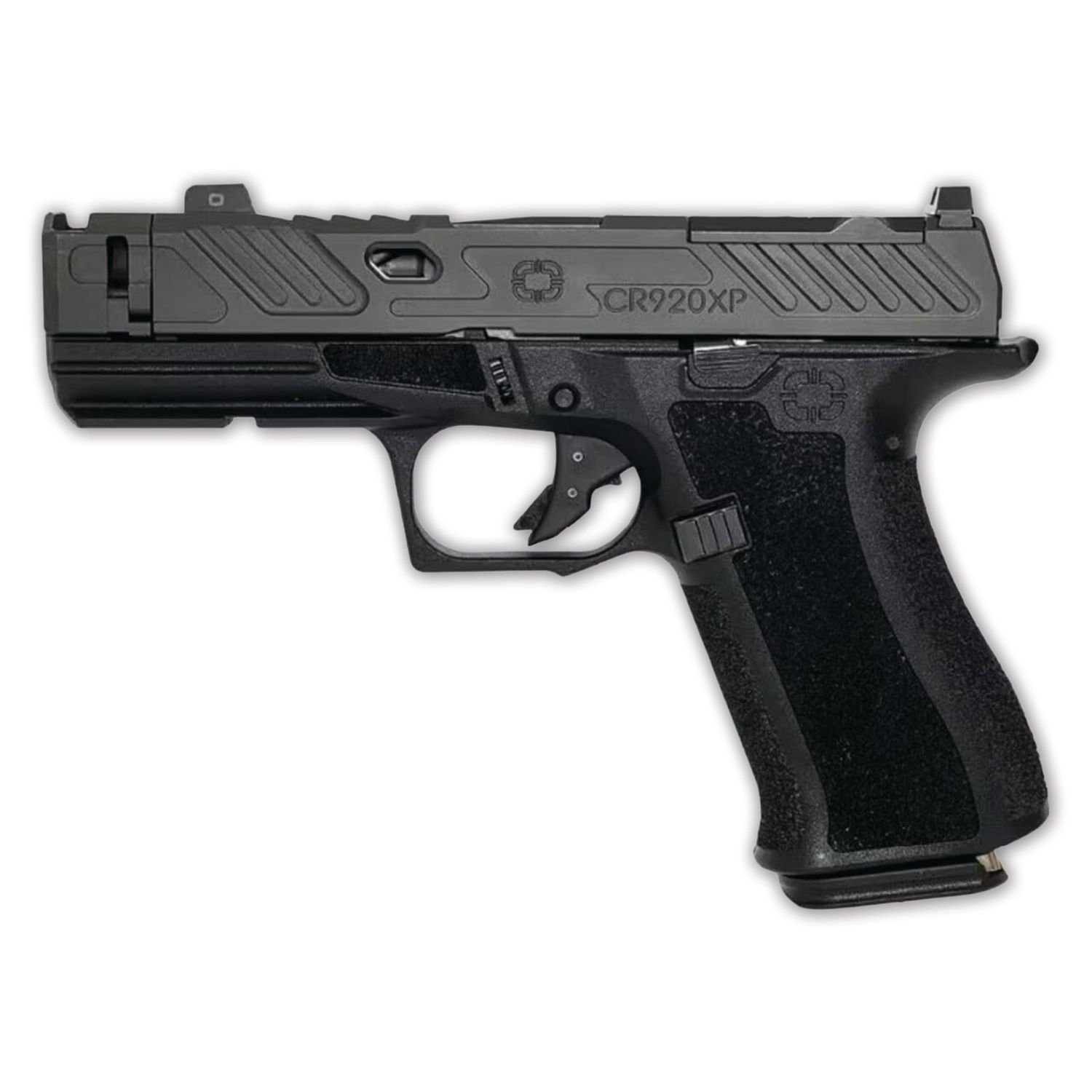 Shadow Systems CR920XP Elite Optic Handgun 9mm Luger 15rd Magazines (2) 3.65&quot; Barrel Black 810120315492