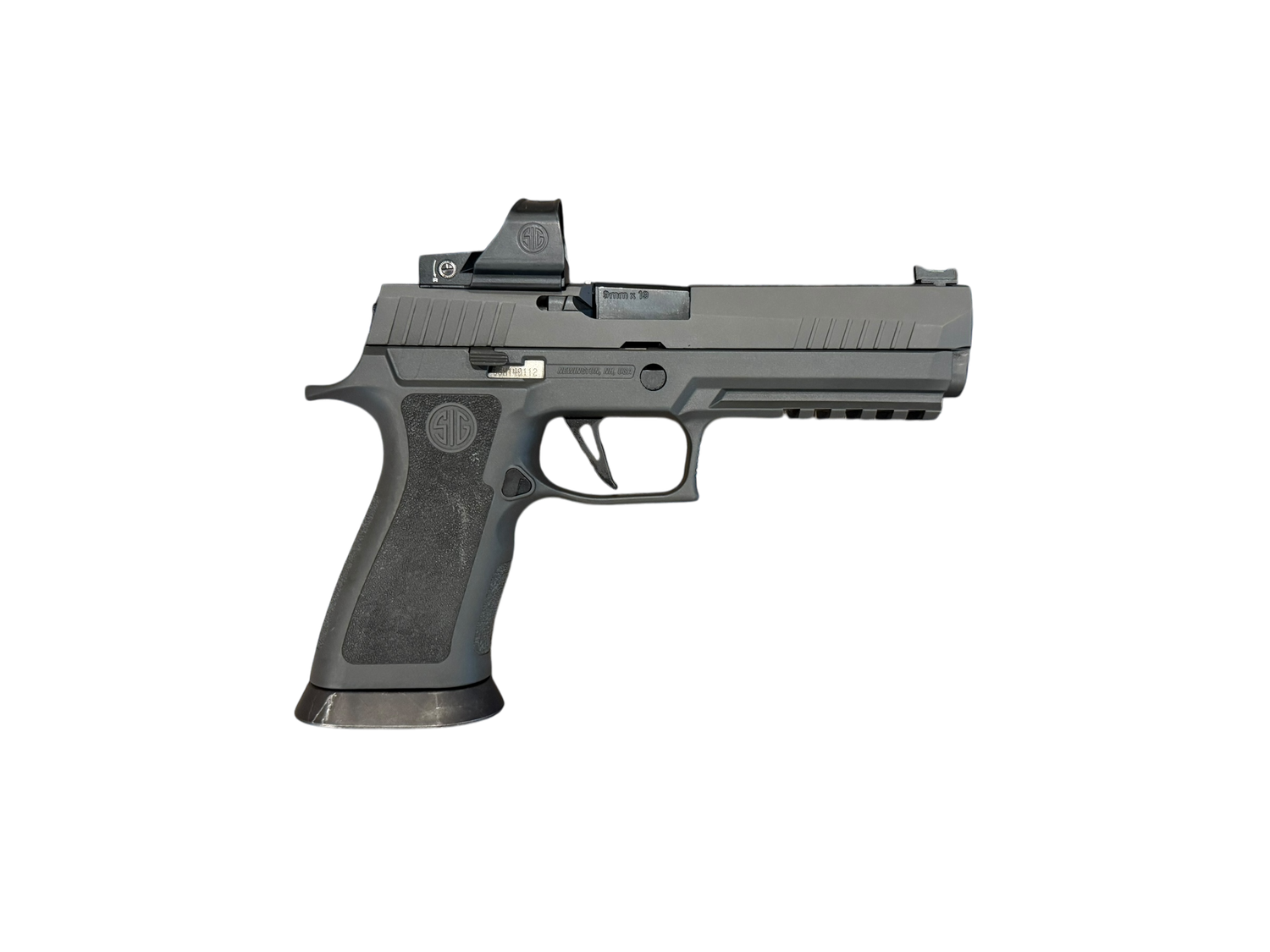 *USED* Sig Sauer P320 X5 Legion 5&quot; 9MM Pistol, w/Romeo1 Pro, (3) 17RD Magazines, and Original Case