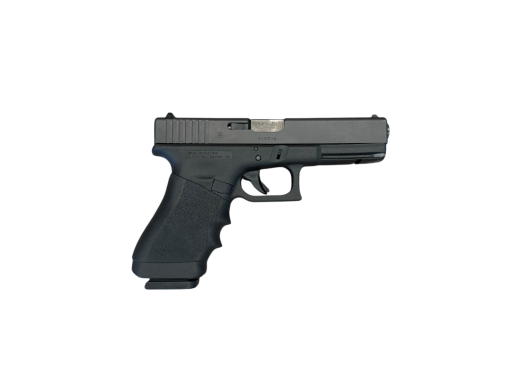 *USED* GLOCK 22 4.25&quot; 40S&amp;W PISTOL, BLK W/ 2 MAGS, HOGUE GRIP, ORIGINAL CASE