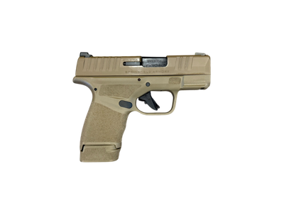 *USED* SPRINGFIELD HELLCAT 3&quot; 9MM PISTOL, FDE, W/ 2 MAGS, HOLSTER, ORIGINAL BOX