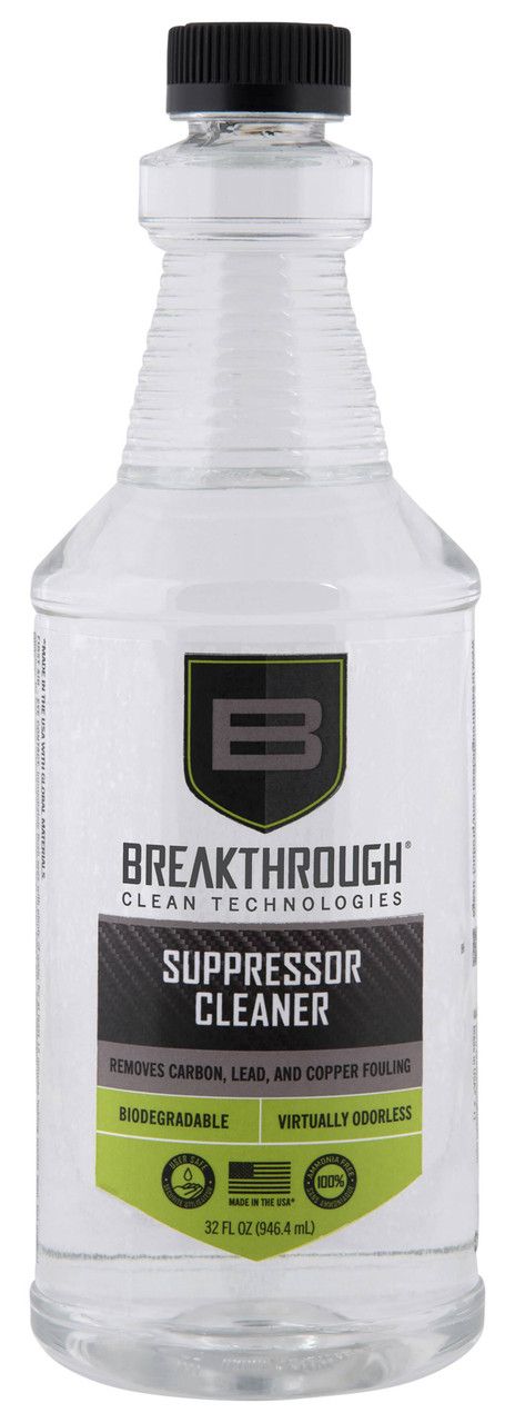Breakthrough Clean Suppressor Cleaner -32oz, 026509074519, BTSC-32OZ