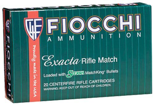 Fiocchi Exacta Match 4.6x30 H&amp;K Ammunition 50 Rounds JSP 40 Grain, 762344706085, 46EXB
