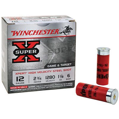 Winchester Ammunition Super-X 2.75&quot; 12 Gauge Ammo 7, 25/box, 020892018983, WE12GT7