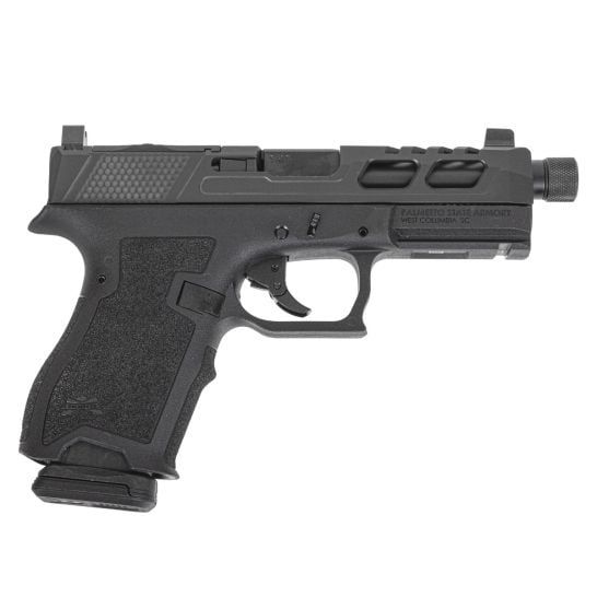 PSA Dagger Compact 9mm Pistol With SW6 RMR Slide &amp; Threaded Barrel, Black, DG01-51655142748