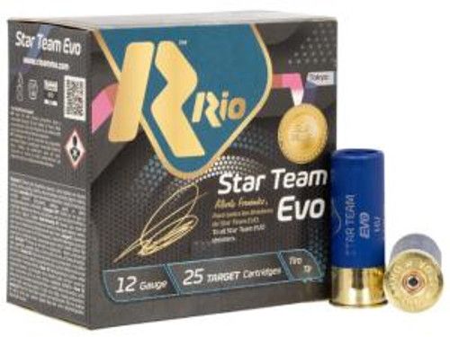 Rio Star Team EVO 12 Gauge Shotshell 2-3/4&quot; #7.5 1 oz. 1280 fps, 8435101634984, STT28LT75