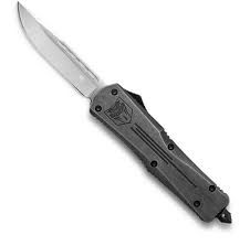 COBRATEC SMALL FS3 OTF STONEWASH 3&quot; D2 DROP POINT, 099654031942, SSWFS3DNS