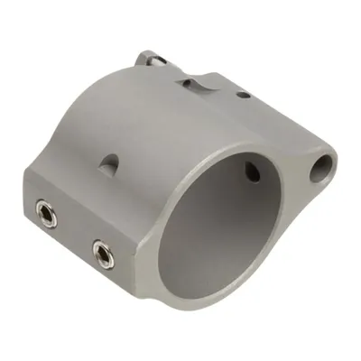 Superlative Arms Solid Set Screw Direct Impingement Adjustable Gas Block 0.75&quot; x 1&quot;, Stainless Steel, 850011846070, SABO-DI-750SS