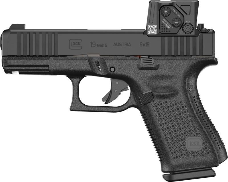 Glock 19 Gen5 MOS8 9mm 4.02&quot; Barrel 15-Rounds w/ Aimpoint COA, 764503064883, PA195SB03MOS8A3