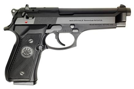 BERETTA 92FS 4.61&quot; 9MM DA/SA PISTOL, 3/15RD MAGS, BLK, 082442072081, J92F630