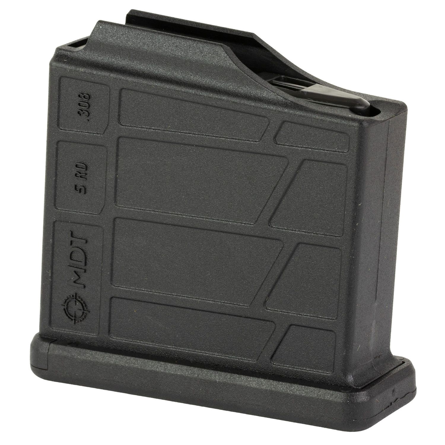 MDT 308/6.5/243 AICS Polymer 5rd Magazine, BLK, Fits Short Action AICS Pattern, 682157402687, 105026-BLK
