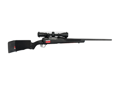 *USED* SAVAGE 110 22&quot; 30-06 BOLT ACTION RIFLE, BLK, W/ SCOPE, SHELL HOLDER