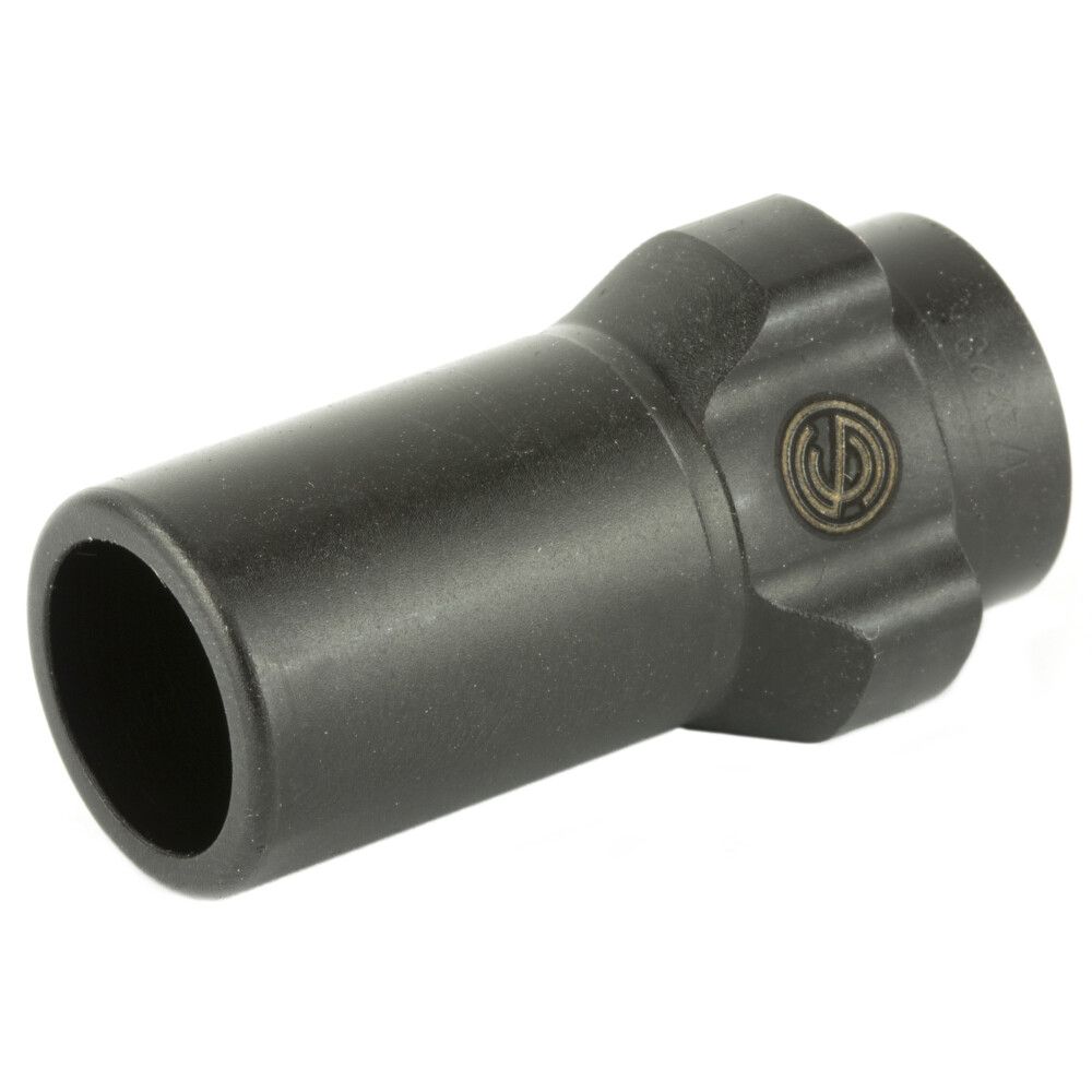 SilencerCo, 3-Lug Muzzle Device, 9MM, 1/2X28, Black, SCO AC2604, AC2604, 816413025154