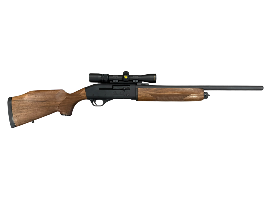 *USED* WEATHERBY 22&quot; 12GA SEMI AUTO SHOTGUN, W/ SCOPE, SLING