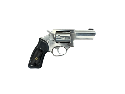 *USED* RUGER SP101 3&quot; .357MAG REVOLVER, S.S., 5 SHOT W/ HOLSTER, SPEED LOADER, GRIPS, ORIGINAL CASE
