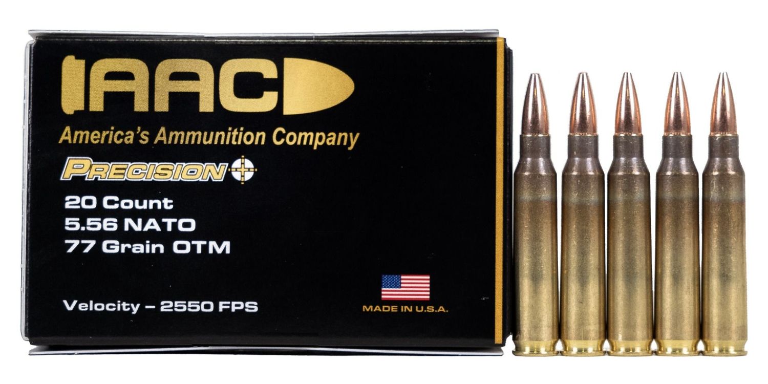 AAC 5.56 NATO Ammo 77 Grain OTM 20rds, AAC556OTM1-20