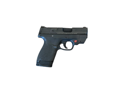 *USED* S&amp;W M&amp;P 9 SHIELD M2.0 3" 9MM PISTOL, CT LASER, BLK, W/ 4 MAGS, 2 HOLSTERS, HARD CASE