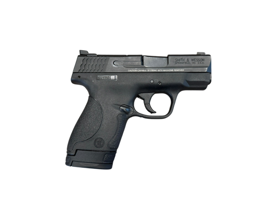 *USED* S&amp;W M&amp;P 9 SHIELD 3&quot; 9MM PISTOL, BLK, W/ 1 MAG, NO BOX