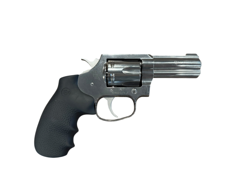 *USED* COLT KING COBRA 3&quot; .357 6 SHOT REVOLVER, S.S., W/ ORIGINAL CASE