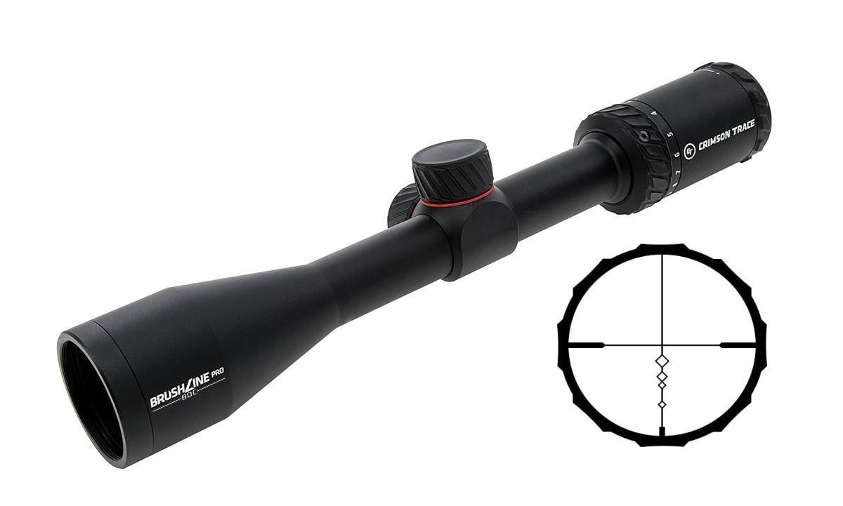 Crimson Trace Brushline Pro Rifle Scope - 3-9x40mm 1&quot; SFP BDC 350 Legend, 810048570270, 01-01220