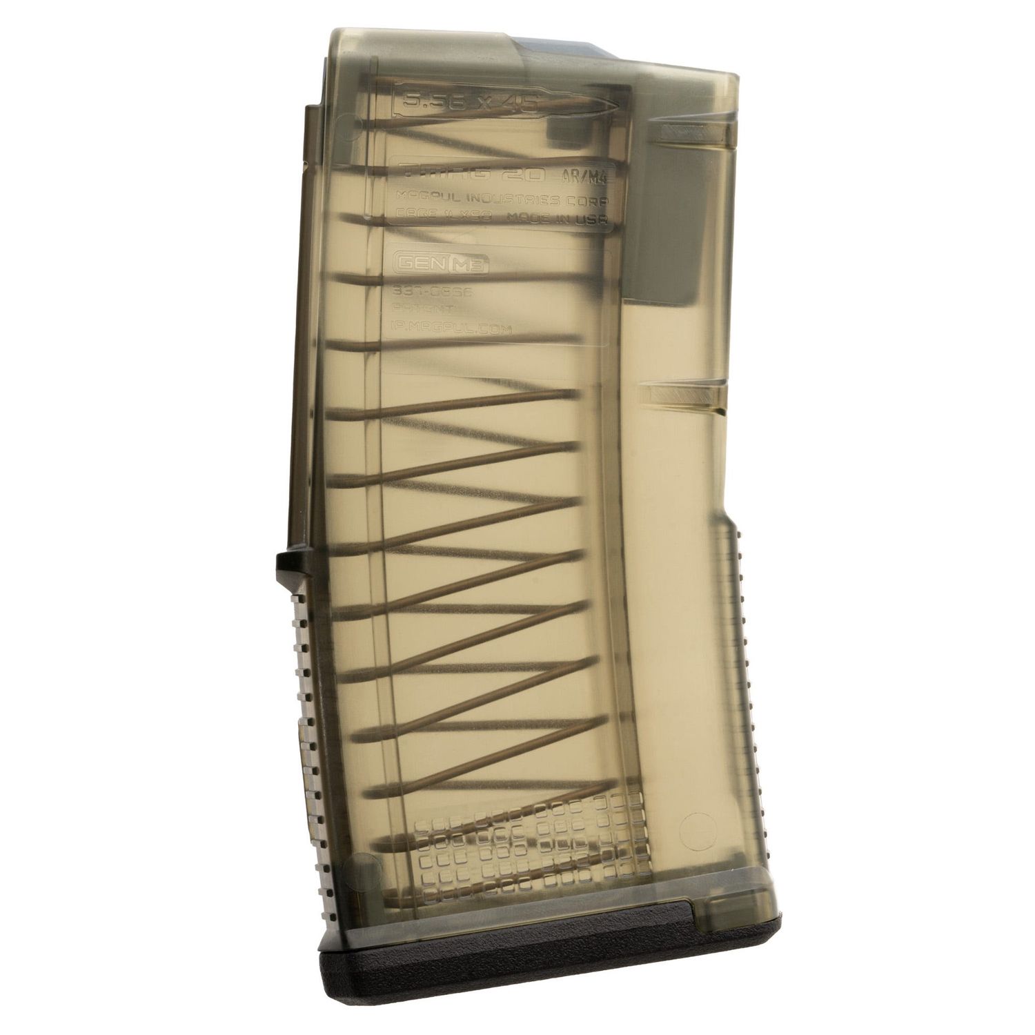 Magpul TMAG 20 AR/M4 Gen M3 Translucent OD Green 5.56 20-Rounds, 840815149170, MAG1485-ODT