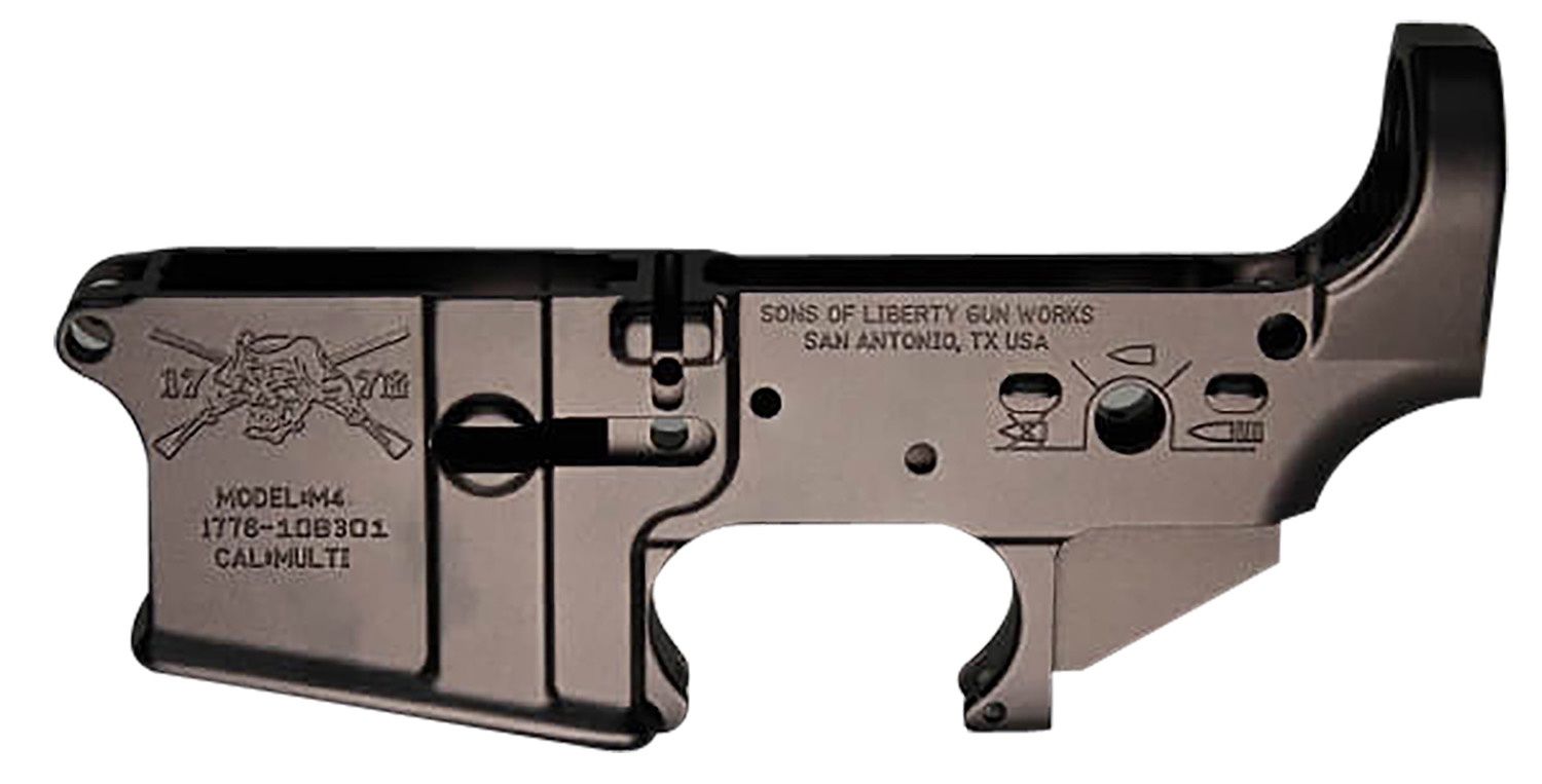 SOLGW M4 Angry Patriot MIL-SPEC AR-15 Lower Receiver, 691821391899, ANGRYPATRIOT