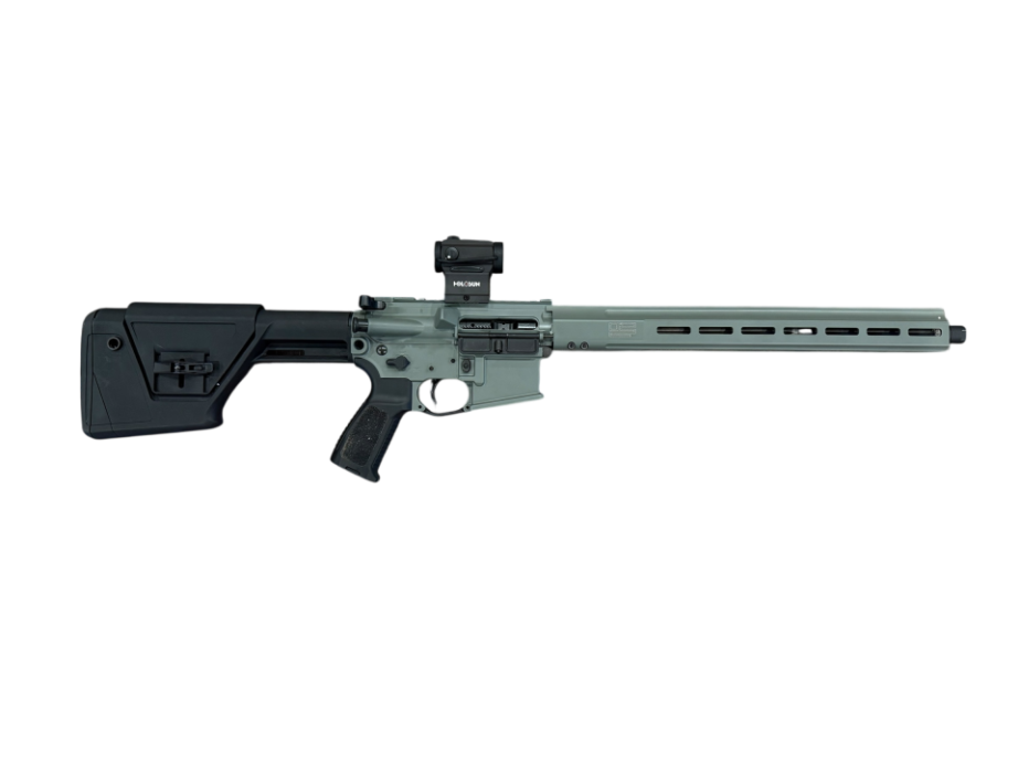 *USED* SIG SAUER SIGM400 16&quot; 5.56 AR15 RIFLE, GRY/BLK, W/ 2 MAGS, 403B RED DOT