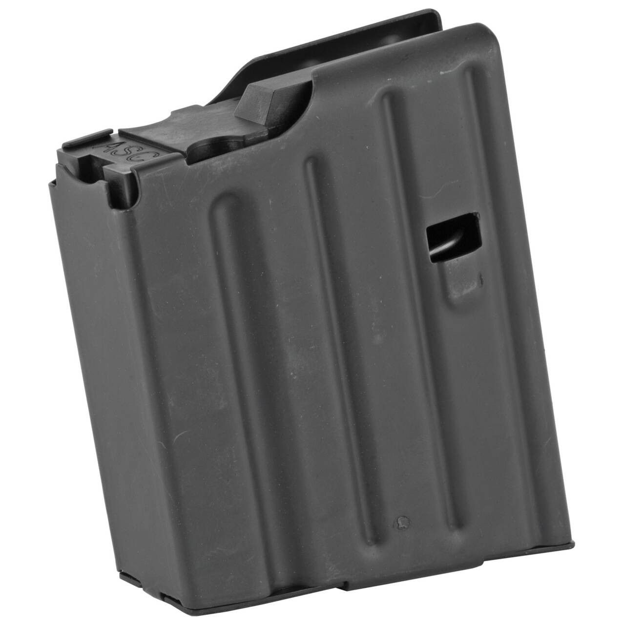 ASC 5RD, .308 S.S. AR10 MAGAZINE, BLACK MARLUBE; BLACK FOLLOWER; ASC FLOORPLATE, 818805010472, 5-308-SS-BM-B-ASC