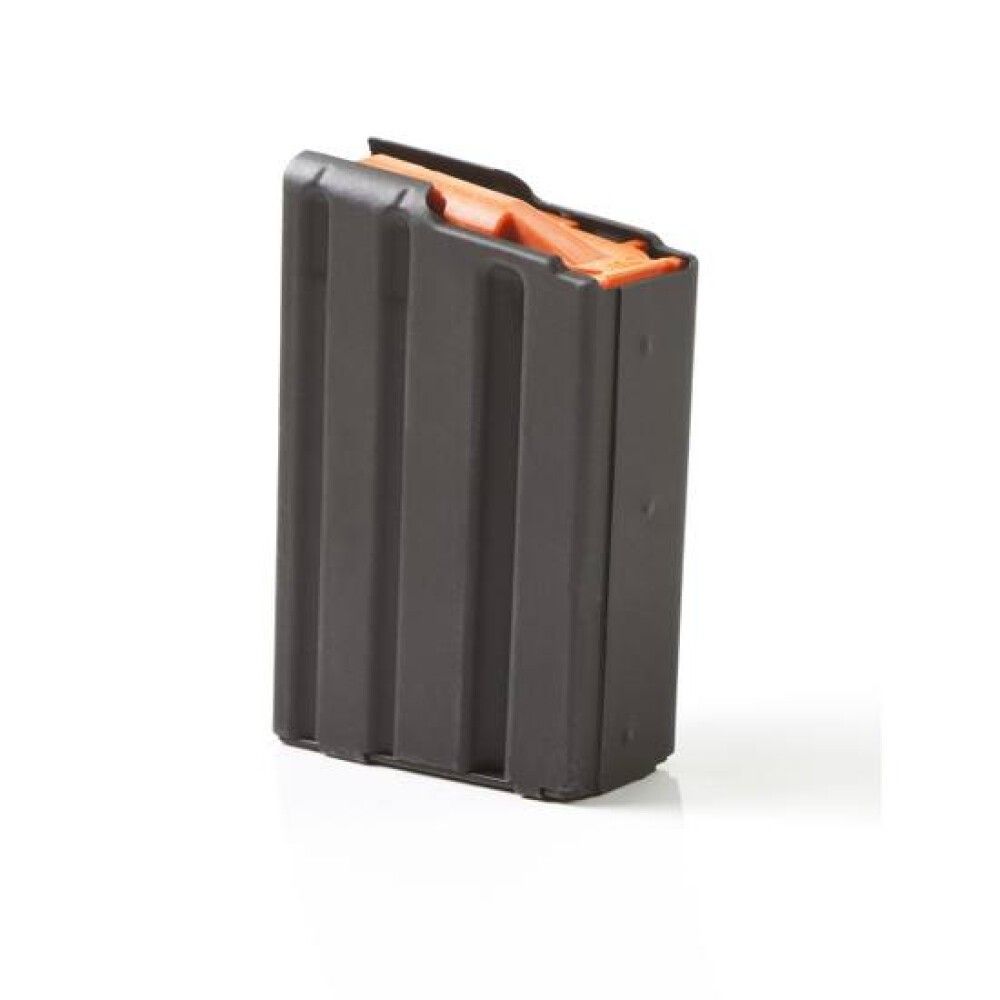 ASC AR-15 Magazine .223/5.56 5 Rounds Stainless Steel Black, 818805011707, 5-223-SS-BM-O-ASC