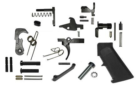 Del-Ton Complete Lower Parts Kit Bagged For AR-15, 848456001857, LP1045-B