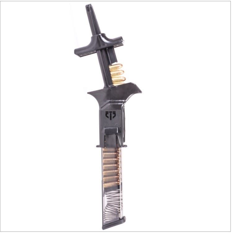Elite Tactical Systems CAM9 Black 9mm/.40 Magazine Loader, 854094005492, ETSCAM-9-40