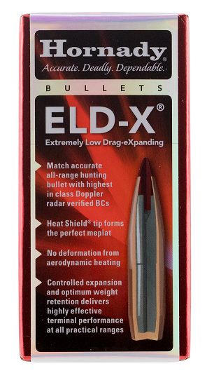 Hornady Reloading Bullets .284 162-Grain 100-Count ELD-X, 090255228403, 2840
