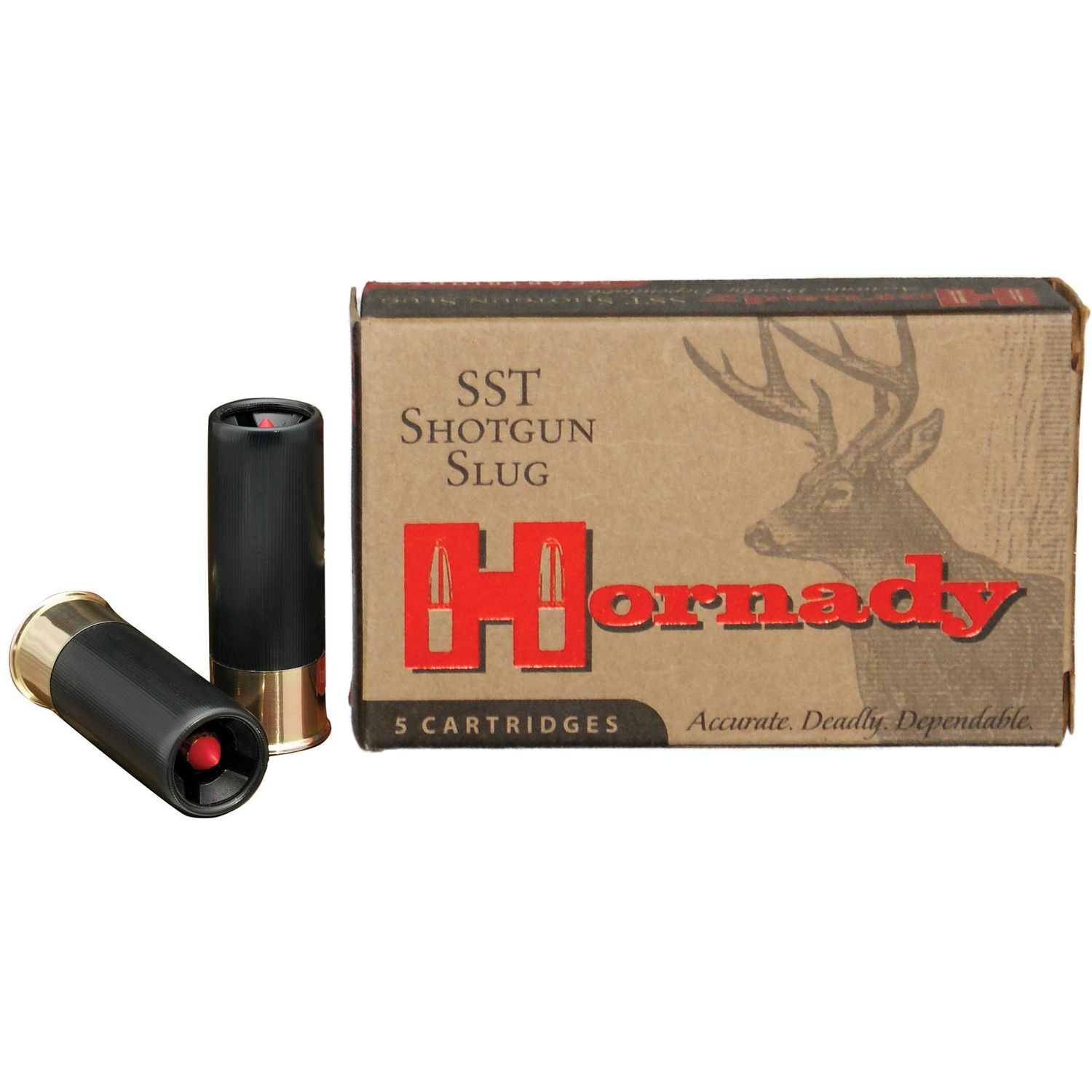 Hornady SST 12 Gauge 2.75&quot; 300 gr FTX Sabot 5 Rounds, 090255386233, 8623