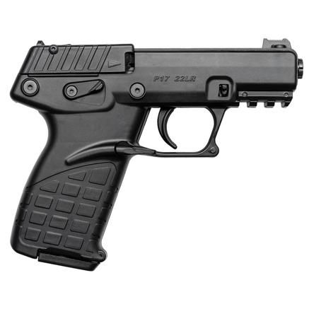 Kel-Tec P17 Pistol - Black | .22 LR | 3.8&quot; Threaded Barrel | 16rd, 640832007909, P17BBLK