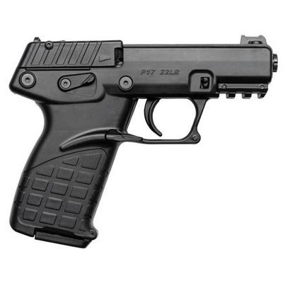 Kel-Tec P17 Pistol - Black | .22 LR | 3.8&quot; Threaded Barrel | 16rd, 640832007909, P17BBLK