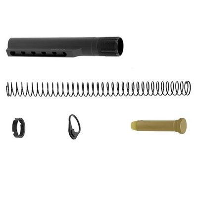 Leapers UTG Pro Mil Spec 6 Position Receiver Extension Tube Kit Black, 4717385551961, TLU001KIT
