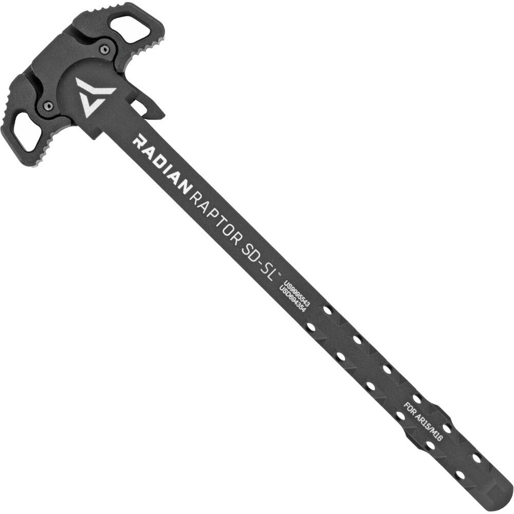 Radian Raptor Slim Line SD Vented Ambidextrous AR-15 Charging Handle - Black, 817093022112, R0278