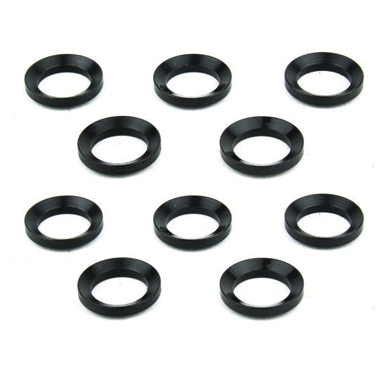 TacFire AR-15 .223 Muzzle Brake Crush Washer Steel Black 10 Pieces, 811261022102, MAR059B