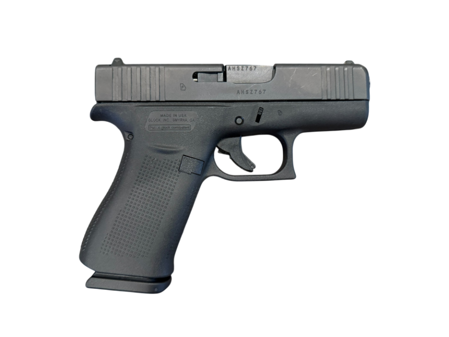 *USED* GLOCK 43X, 3.4" 9MM PISTOL, 2/10RD MAGS, ORIG CASE AND ACCYS