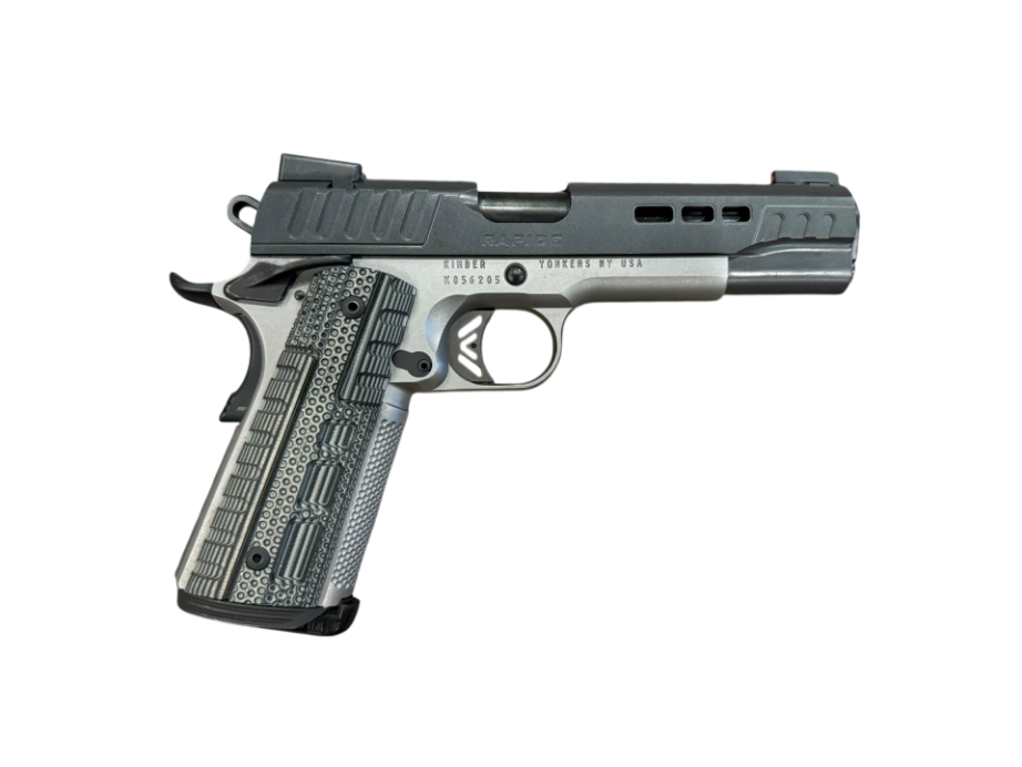 *USED* KIMBER RAPIDE 1911 5" 45ACP PISTOL, GRY, W/ 2 MAGS, ORIGINAL CASE