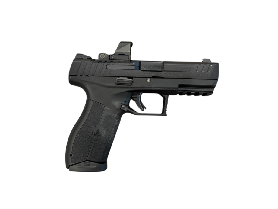 *USED* IWI MASADA 4" 9MM PISTOL, BLK, W/ 2 MAGS, GREEN DOT