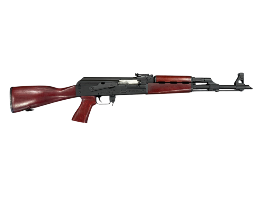 *USED* ZASTAVA ZPAPM70 16" 7.62X39MM RIFLE, RED/BLK, W/ NO MAG, ORIGINAL BOX