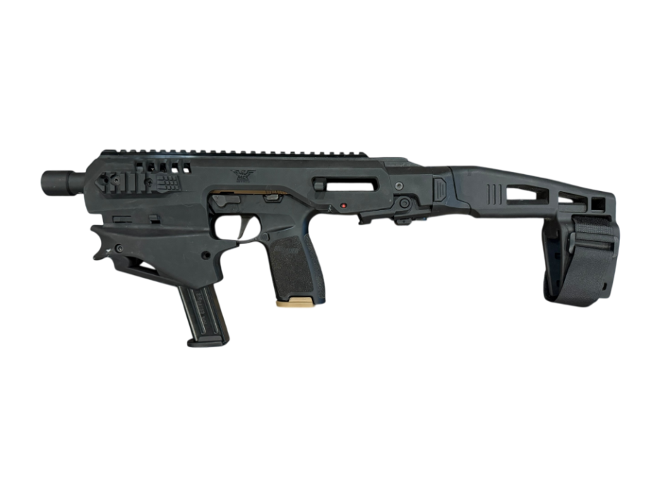 *USED* SIG SAUER P320 3.9" 9MM PISTOL, FDE/BLK, W/ 2 MAGS, MICRO RONI KIT, NO BOX