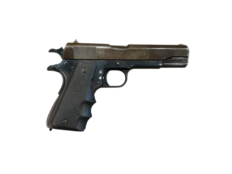 *USED* COLT 1911 MODEL 1927 EJERCITO ARGENTINO 5" .45ACP PISTOL, W/ NO MAG, GSG HARD CASE